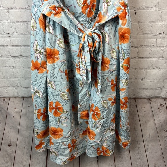 BloomChic Floral Belted Pocket Tank Dress Plus Size 6X (30) - Picture 5 of 6